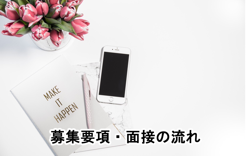 募集要項・面接の流れ